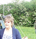Sheila with Folly, Cello & Abi