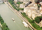 The Seine, from the top of the Eiffel Tower