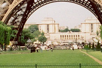 Approaching the Eiffel Tower