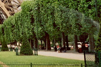 Approaching the Eiffel Tower
