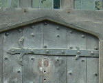 The great studded door of the Shrieve's House